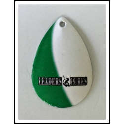 Mag #8 Colorado Leaders and Lures Shadow Blade Dark Green on White